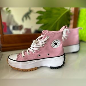 Pink Converse Run Star Hike Hi - size 5.5